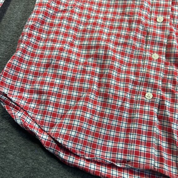 Vintage Cruel Girl Women's Size S Blue Red Plaid Long Sleeve Button Down Shirt‎ - Picture 4 of 11